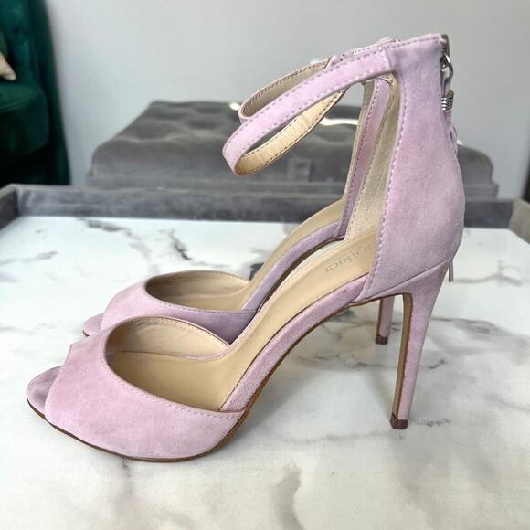 Botkier Anna Pastel Pink Ankle Strap High Heel Sandals Size 7 - Picture 6 of 9